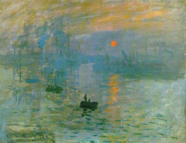 claude monet famous paintings Impression Sunrise