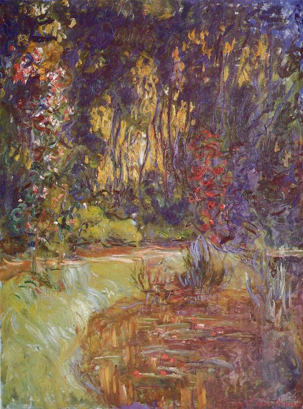 Claude Monet The Water-lily Pond At Giverny Poster Print